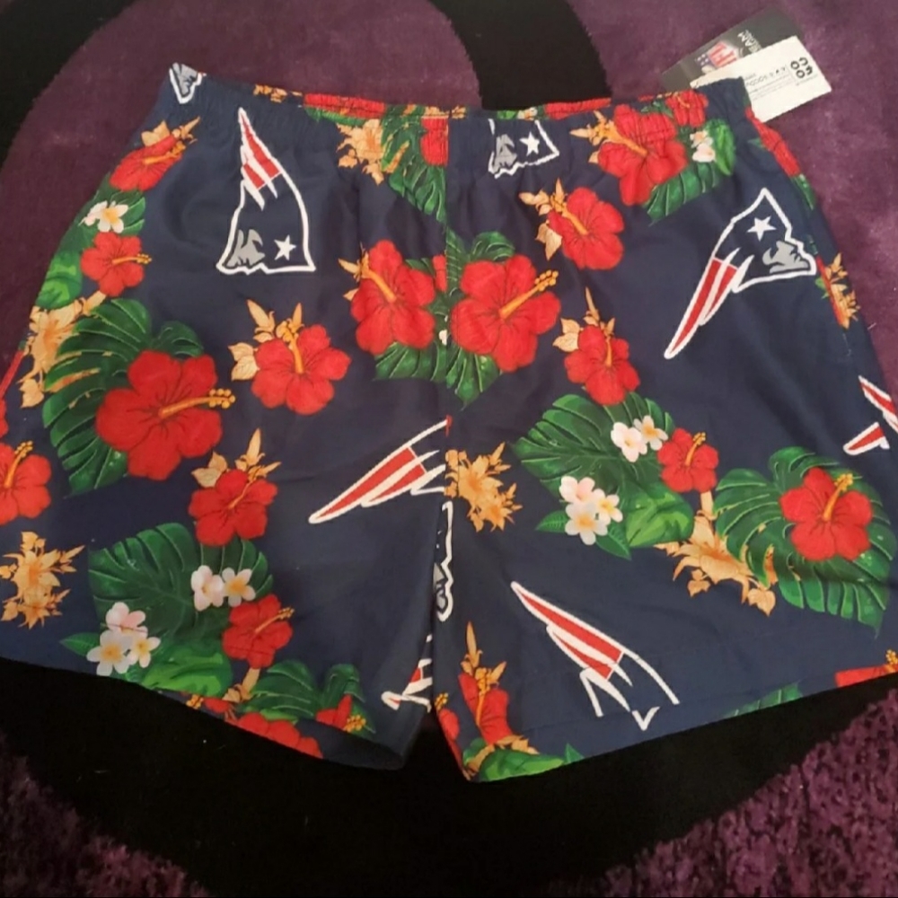 NFL team apparel swim trunks